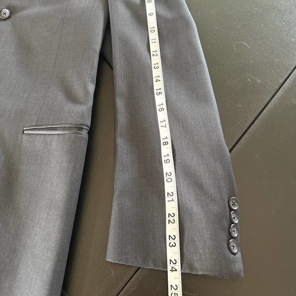 Burberry London Sport Coat 100% Wool Lapel Collar Buttoned Long Sleeve Size 40R - Picture 8 of 9